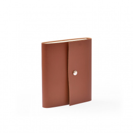 Address Book SCRIVO light brown | 11 x 13,5 cm, 64 sheet