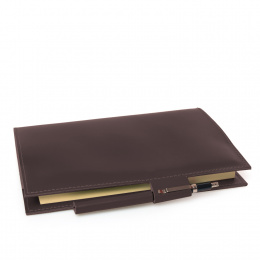 Book Cover STILUS dark brown | A 5, 144 sheet blank
