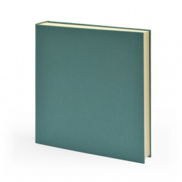 Photo Album LEINEN jade | 30 x 30 cm, 30 sheet cream