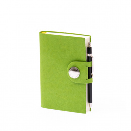 Daily Planner NOX with pen light green | 9 x 13 cm,  1 day/page