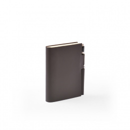 Daily Planner STILUS dark brown | 9 x 13 cm,  1 day/page