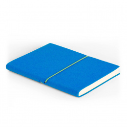 Week Planner FILZDUETT felt dark turquoise/elastic green | 17 x 24 cm,  1 week/double page