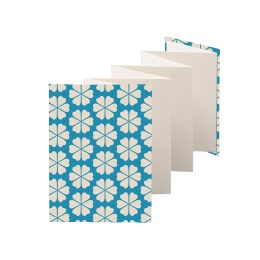 Leporello GINA Portofino | 13 x 18 cm, portrait format, for 14 photos cream