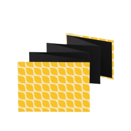 Leporello GINA Amalfi | 18 x 13 cm, landscape format, for 14 photos black