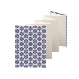 Leporello HENRIETTE Kap Arkona | 13 x 18 cm, portrait format, for 14 photos cream