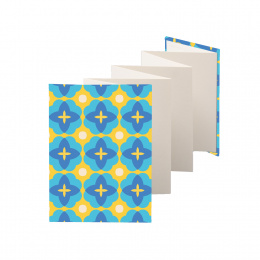 Leporello LOTTA Fanø | 13 x 18 cm, portrait format, for 14 photos cream
