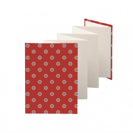 Leporello Album MARLIES Öresund | 13 x 18 cm, portrait format, for 14 photos cream