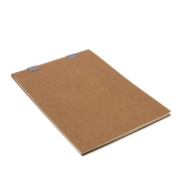 Note Pad CLIPPER light brown | A4, 50 sheet blank, 90 g