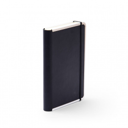 Notebook BASIC LEATHER black | A5, 144 sheet lined