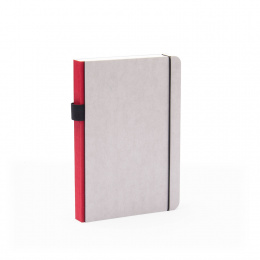 Notebook MINIMALIST GREY dark red | A5, 144 sheet blank