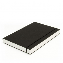 Sketchbook INSPIRATION elastic black | A 5, 96 sheet blank 120 g