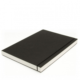 Sketchbook INSPIRATION elastic black | A 4, 96 sheet blank 160 g